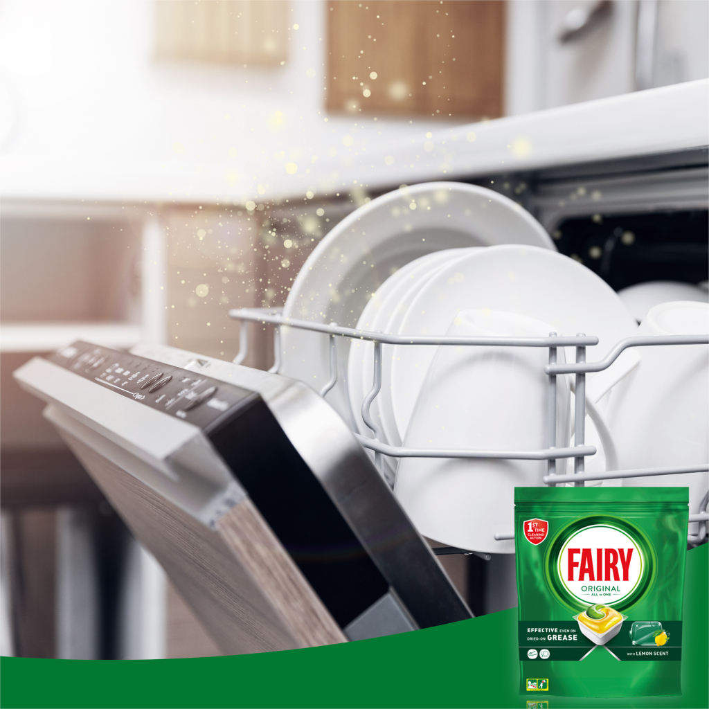 Таблетки для посудомийних машин Fairy Original All in One Lemon 92 шт. (8006540726945) - зображення 7