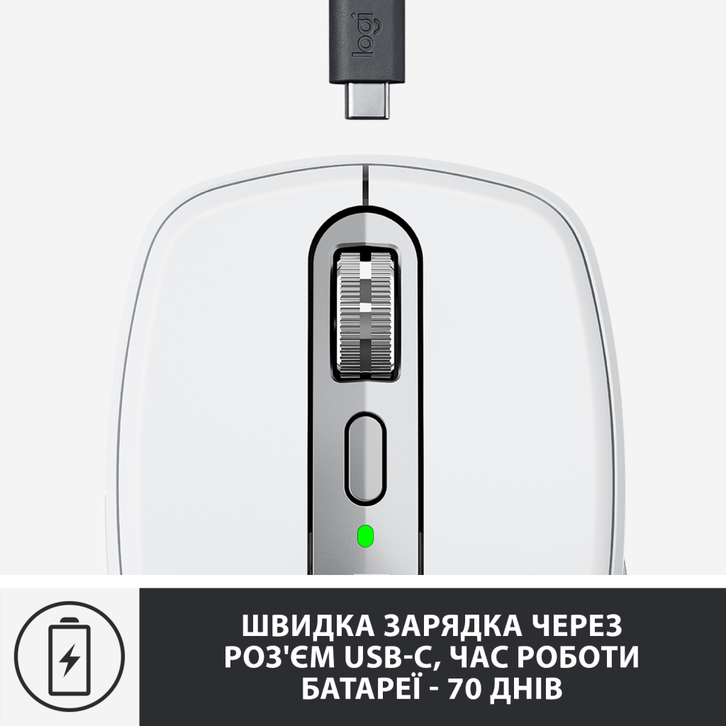 Мишка Logitech MX Anywhere 3 for Mac Pale Grey (910-005991) - зображення 5