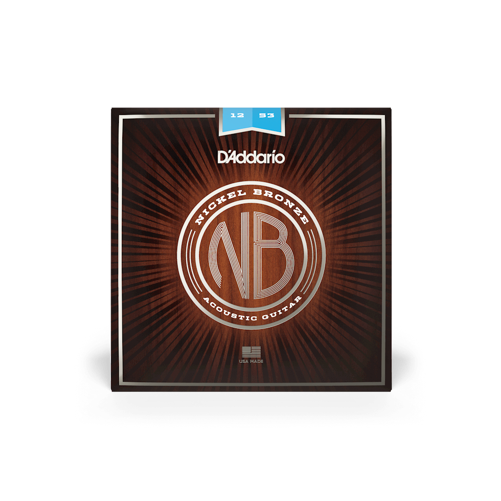 Струни для гітари D'Addario Nickel Bronze Light (12-53) (NB1253) - зображення 1