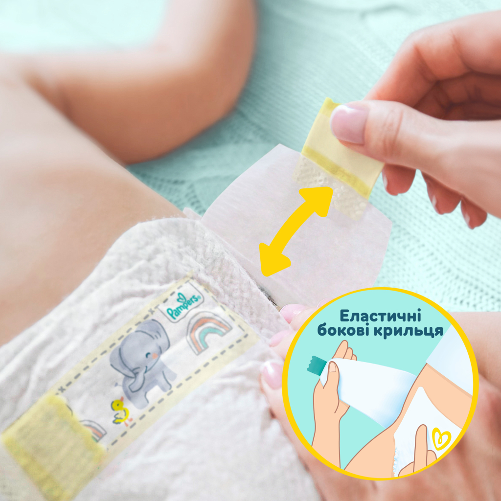 Підгузки Pampers Premium Care Midi Розмір 3 (6-10 кг) 40 шт (8001090379337) - зображення 6