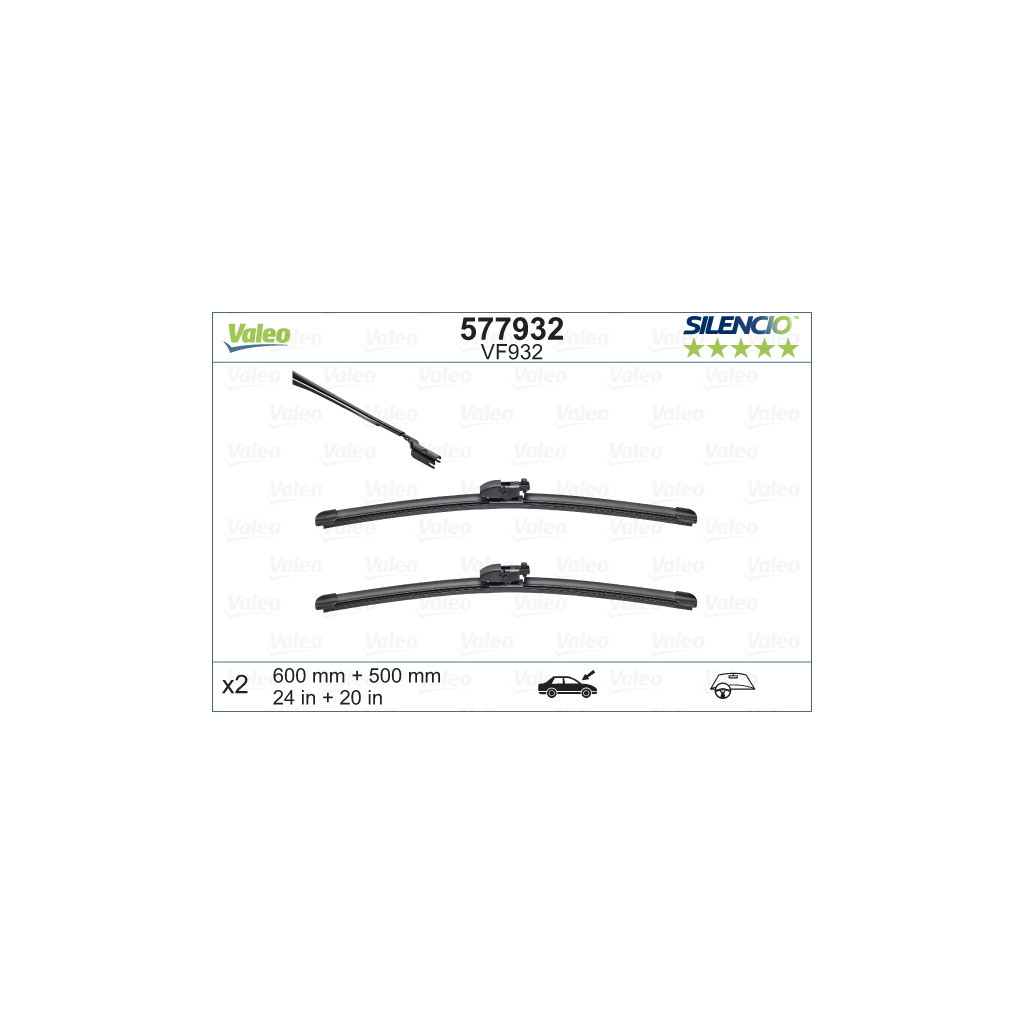 Щітка склоочисника Valeo 577932 - зображення 1