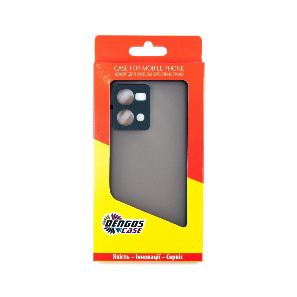 Чохол до мобільного телефона Dengos Matte OPPO Reno 7 (black) (DG-TPU-MATT-111) - зображення 6