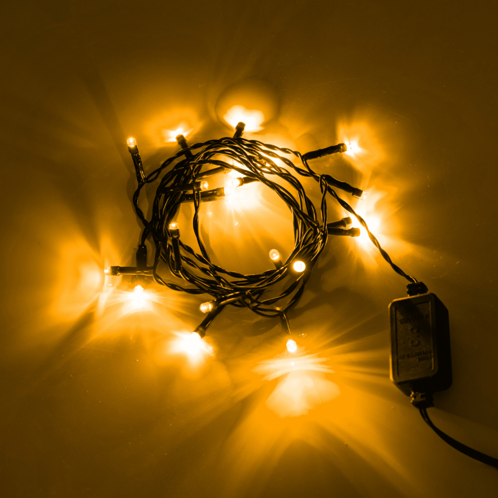 Гірлянда YES! Fun Нитка 20 LED Тепло-біла 2 м Статична (975046) - зображення 3