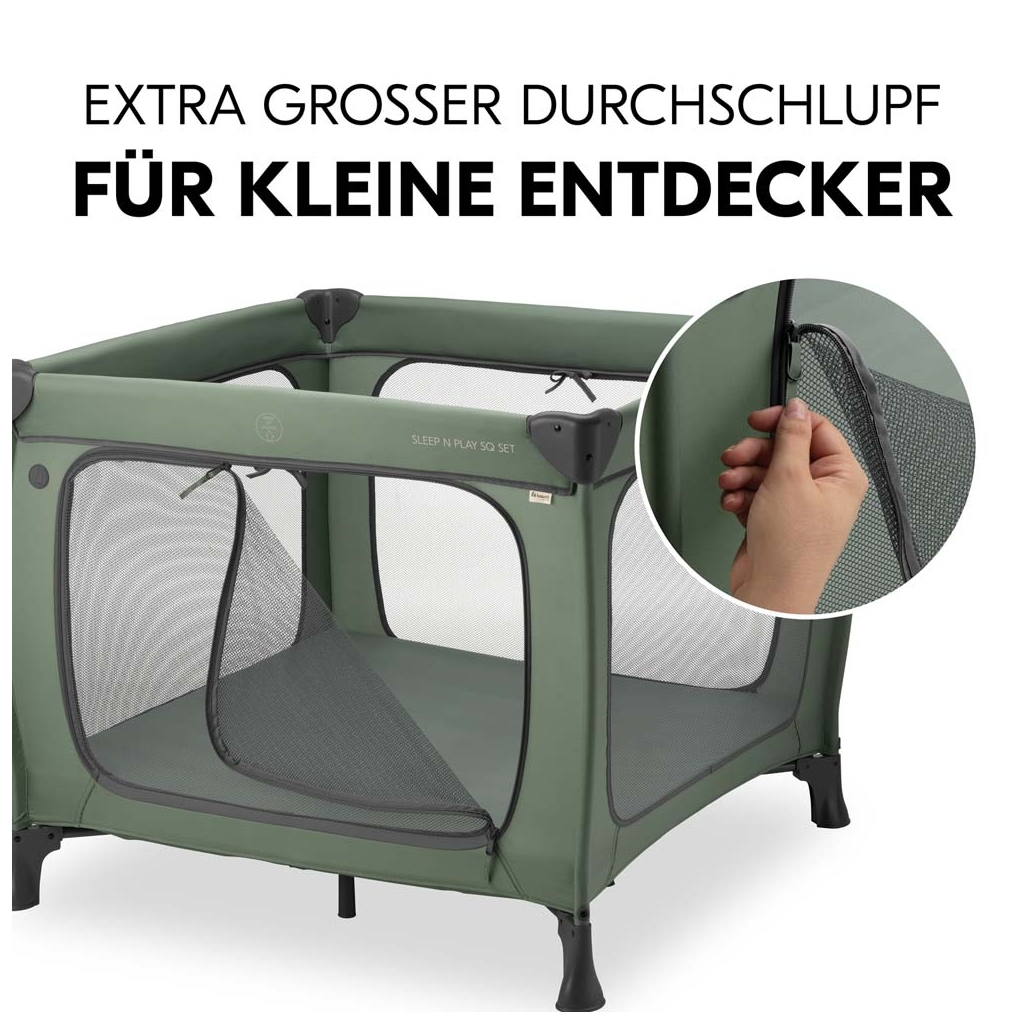 Дитячий манеж Hauck Sleep N Play SQ Dark Green (60673-5) - зображення 2