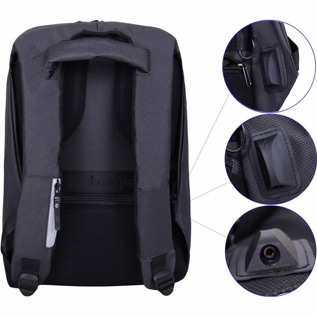 Рюкзак для ноутбука AirOn 16" Bagland Advantage 23л, 135169 Black (4821784622196) - зображення 5