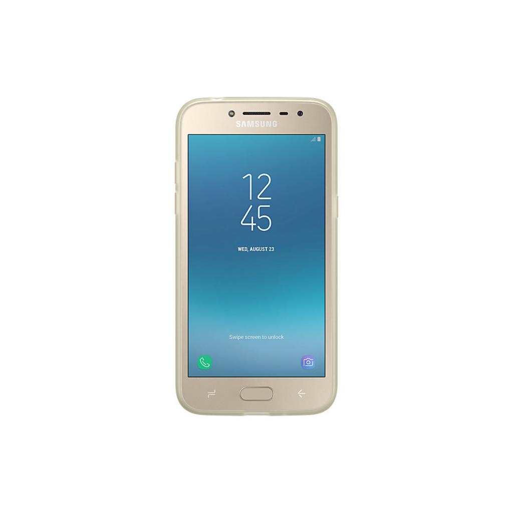 Чохол до мобільного телефона Samsung Galaxy J2 2018 (J250) Jelly Cover Gold (EF-AJ250TFEGRU) - зображення 3