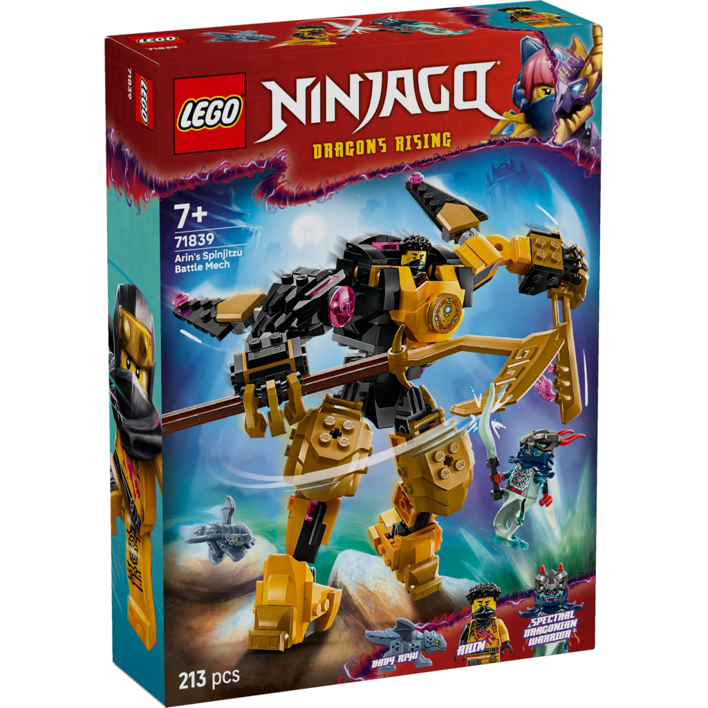 Конструктор LEGO NINJAGO Бойовий робот Арін Спін-джитсу (71839) - зображення 1