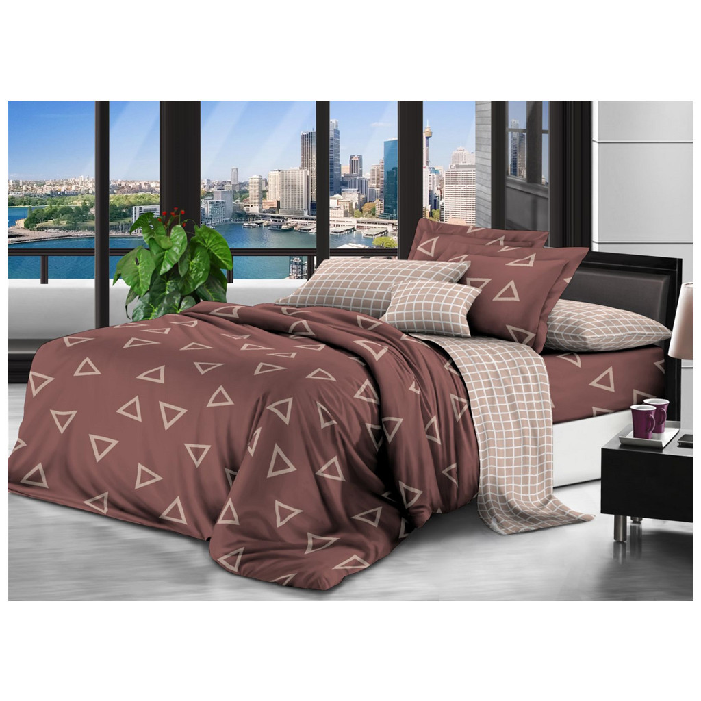 Постільна білизна MirSon King Size Бязь Premium №130 Pazolini 2 220х240 (2200001172388) - зображення 1