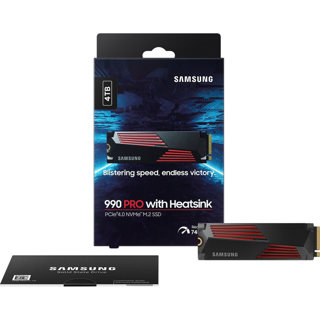 Накопичувач SSD M.2 2280 4TB 990 PRO with Heatsink Samsung (MZ-V9P4T0GW) - зображення 8