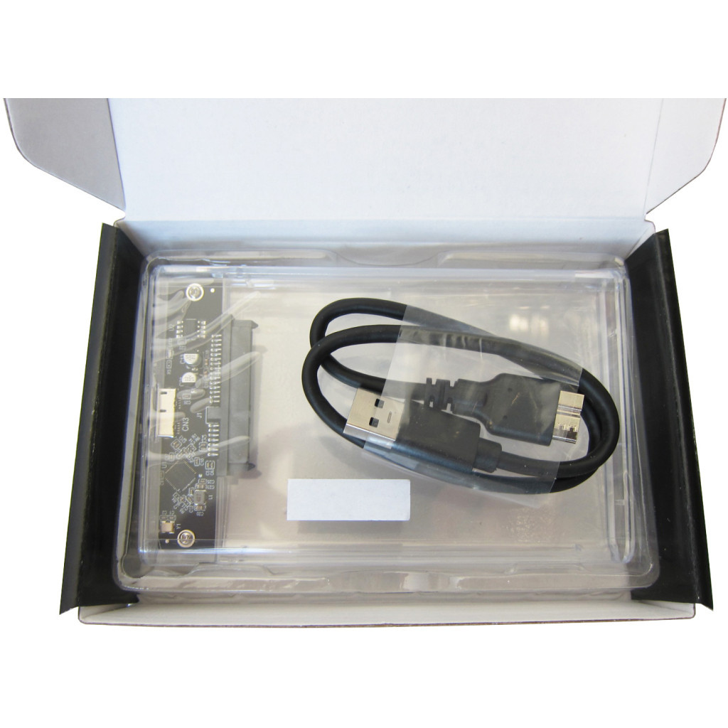Кишеня зовнішня Dynamode 2.5" SATA HDD/SSD USB 3.0 Transparent (DM-CAD-25316) - зображення 10