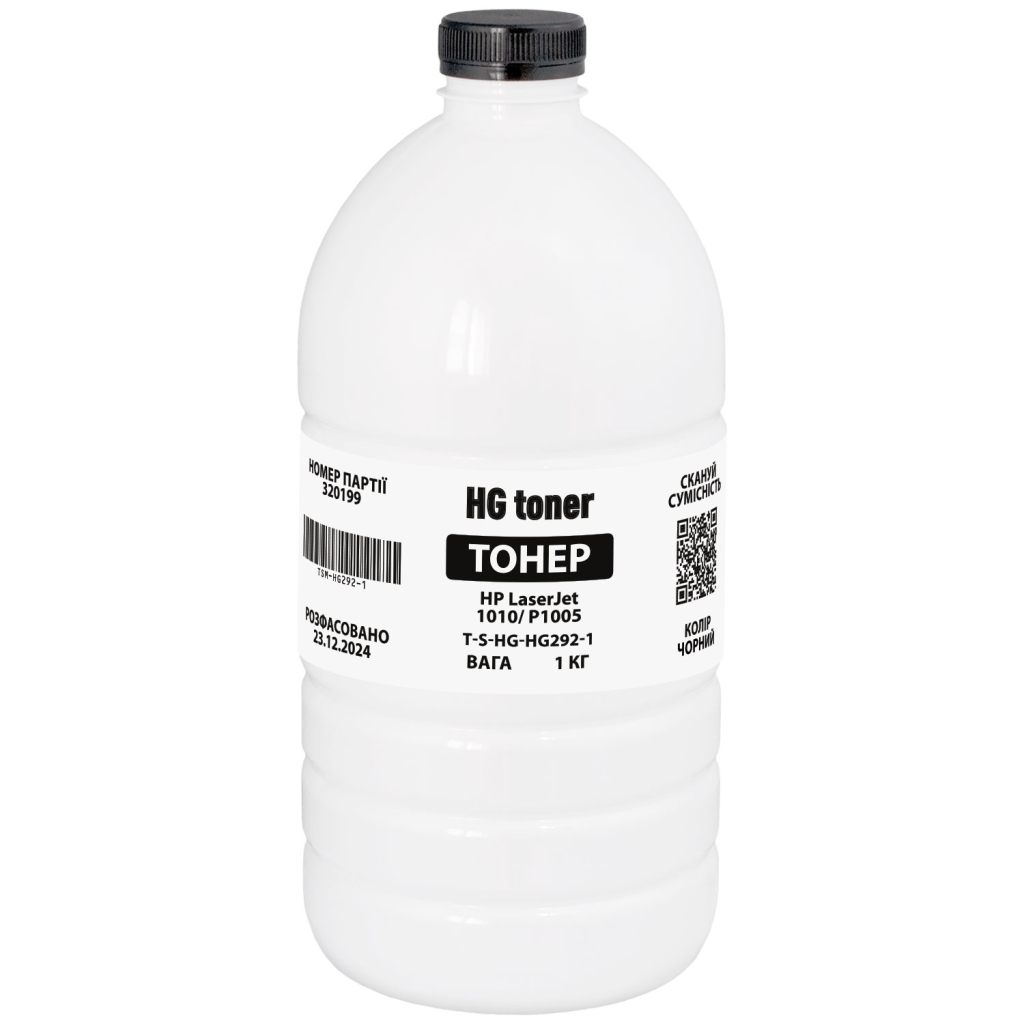 Тонер HP LJ 1010/P1005, 1 кг HG (TSM-HG292-1) - зображення 1