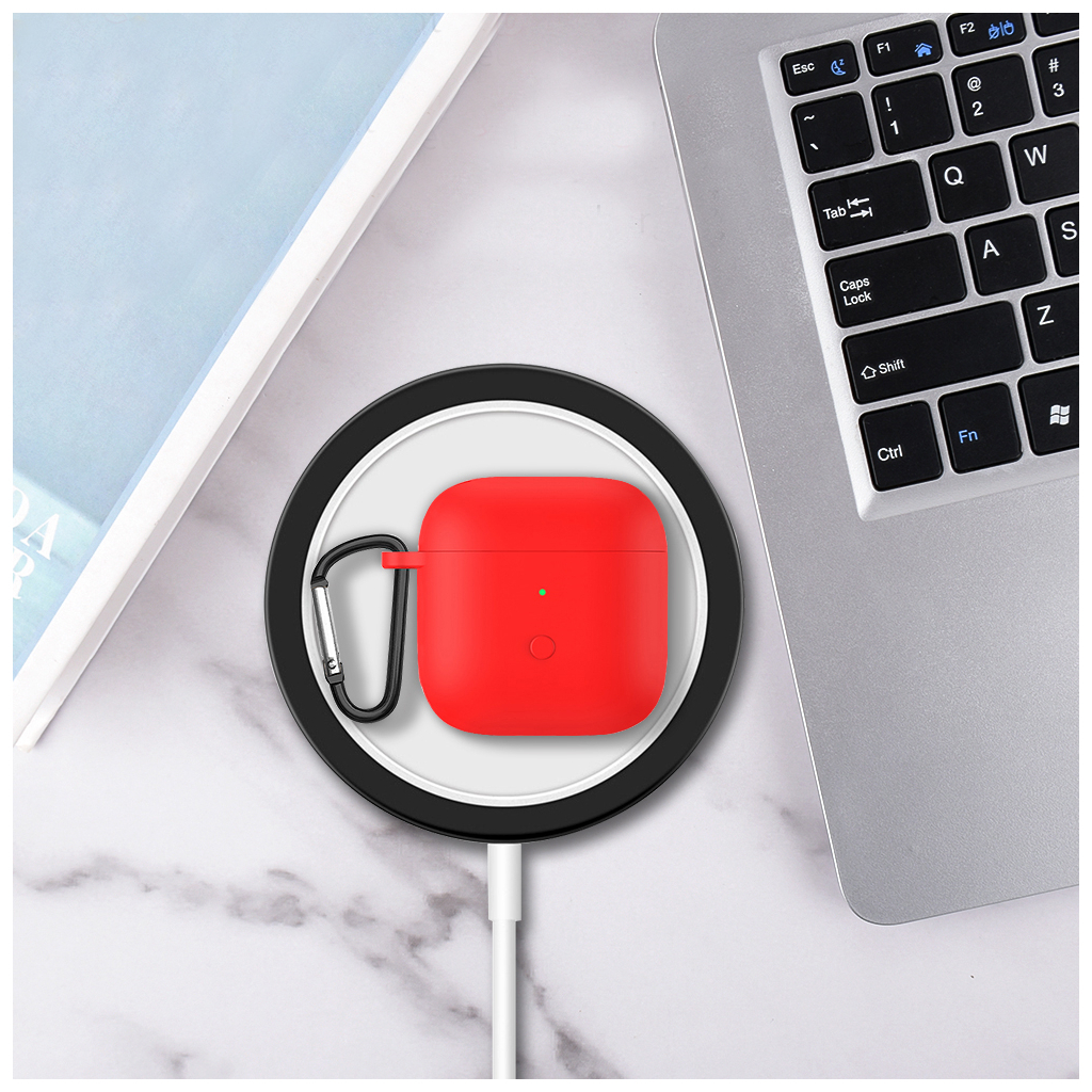 Чохол для навушників BeCover Silicon для Xiaomi Redmi Buds 3 Lite Red (707473) - зображення 2