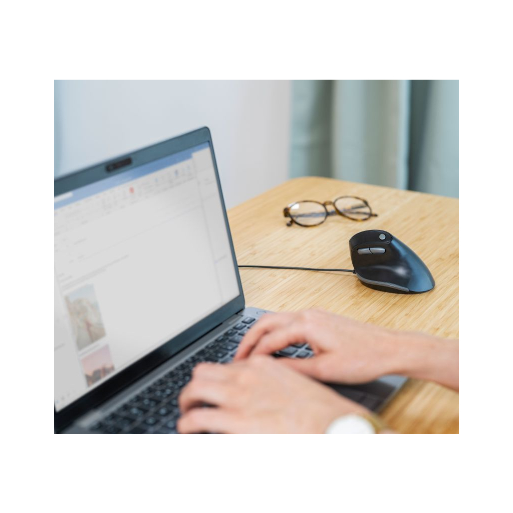 Мишка Trust Bayo Vertical Ergonomic ECO USB Black (24635) - зображення 8