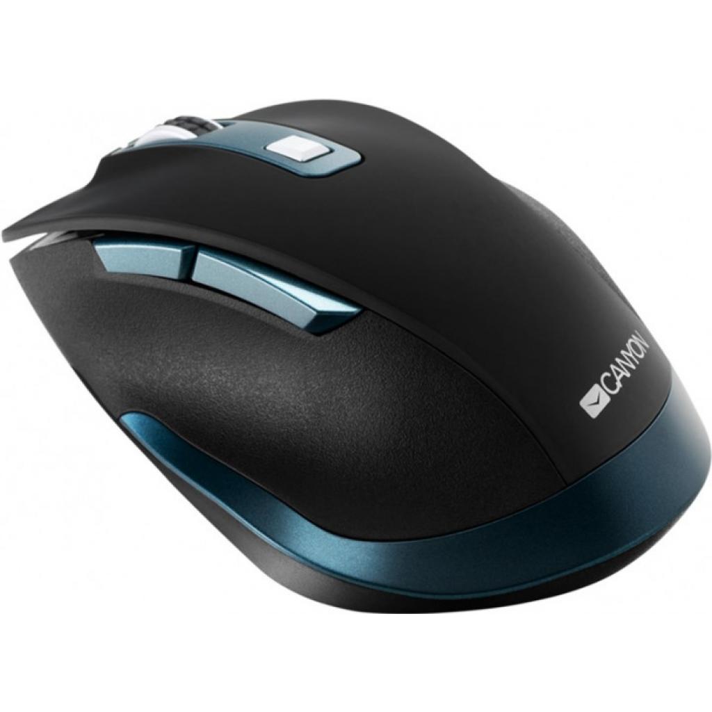 Мишка Canyon CNS-CMSW14DG Wireless Black-Blue - зображення 3