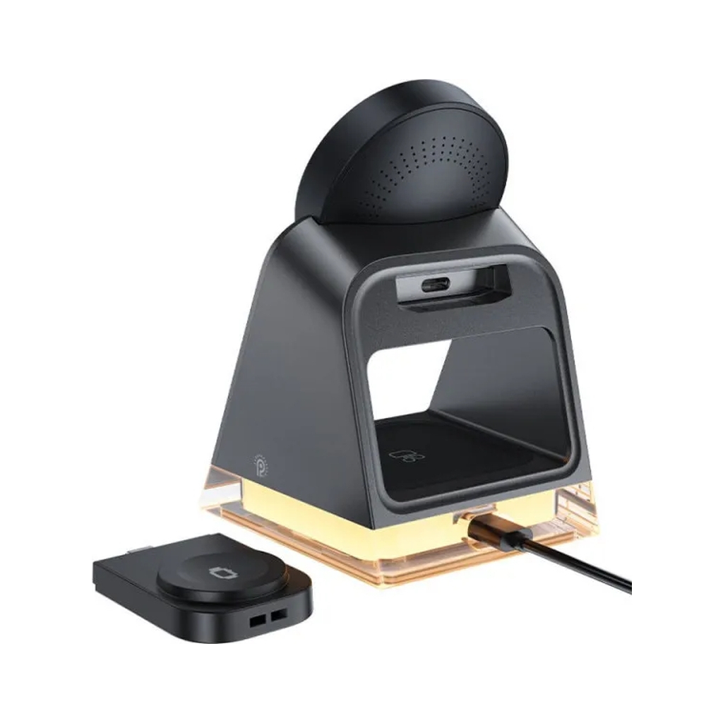 Зарядний пристрій Acefast Wireless QI 3in1 15W E17 (6974316282815) - зображення 2