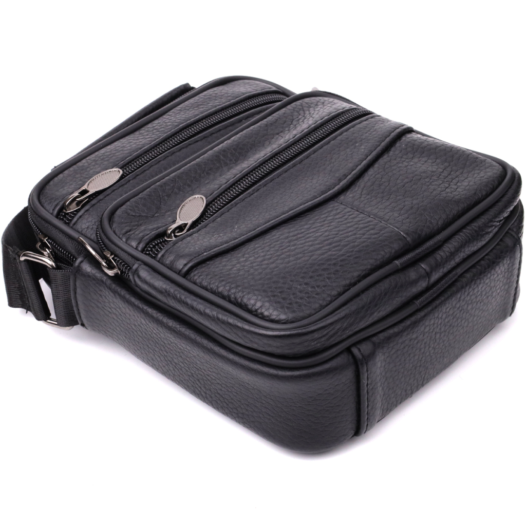 Сумка Vintage З натуральної шкіри Чорна (22864) - зображення 5