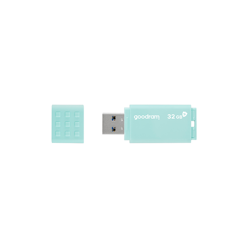 USB флеш накопичувач Goodram 32GB UME3 Care Green USB 3.2 (UME3-0320CRR11) - зображення 2