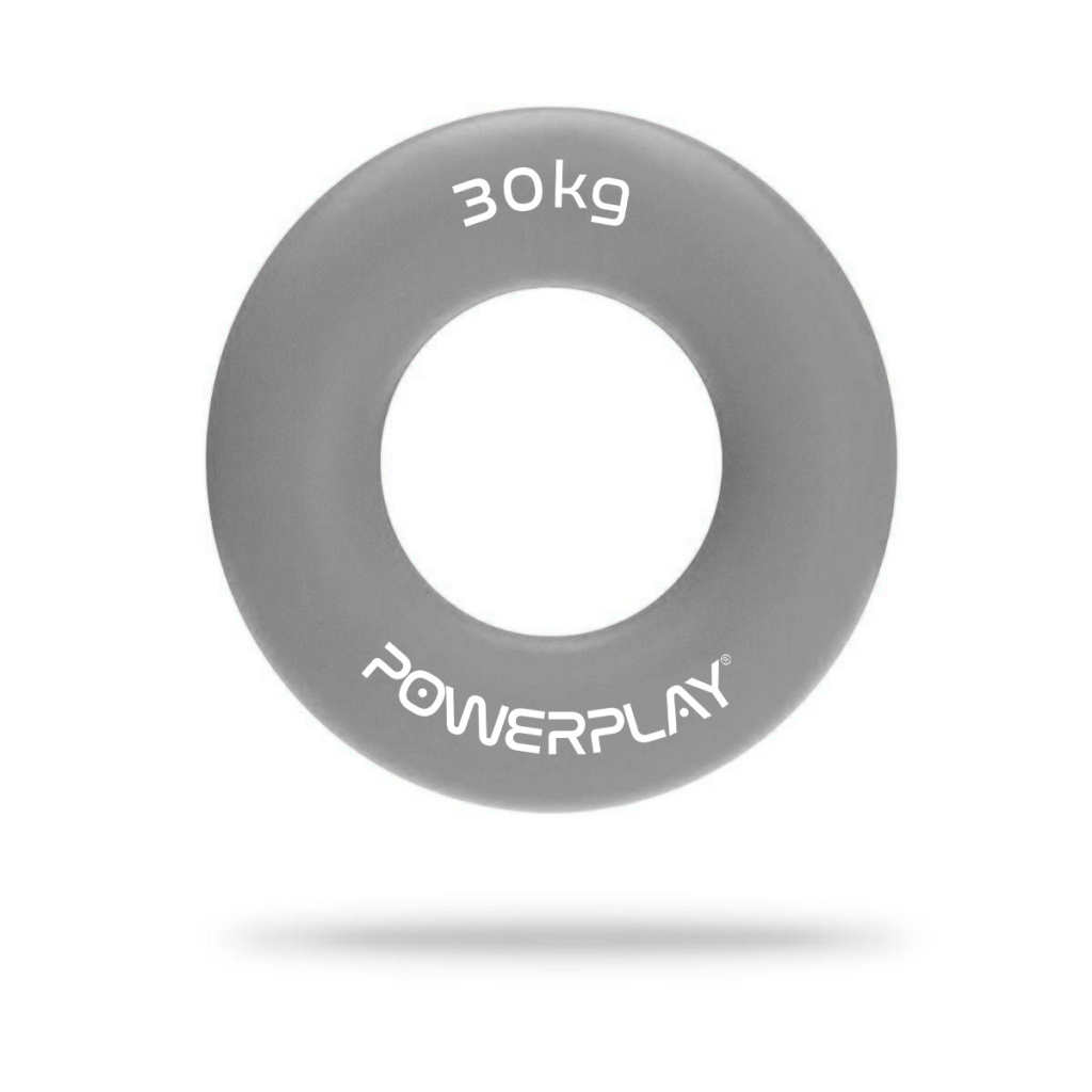 Еспандер PowerPlay PP-4324 Hand Grip Ring X-Hard 30 кг Сірий (PP_4324_30kg) - зображення 1