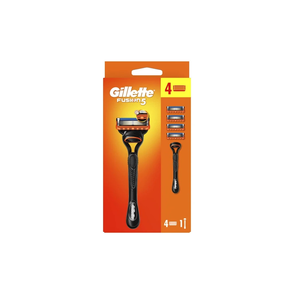 Бритва Gillette Fusion5 з 4 змінними картриджами (7702018556274/7702018610266) - зображення 2