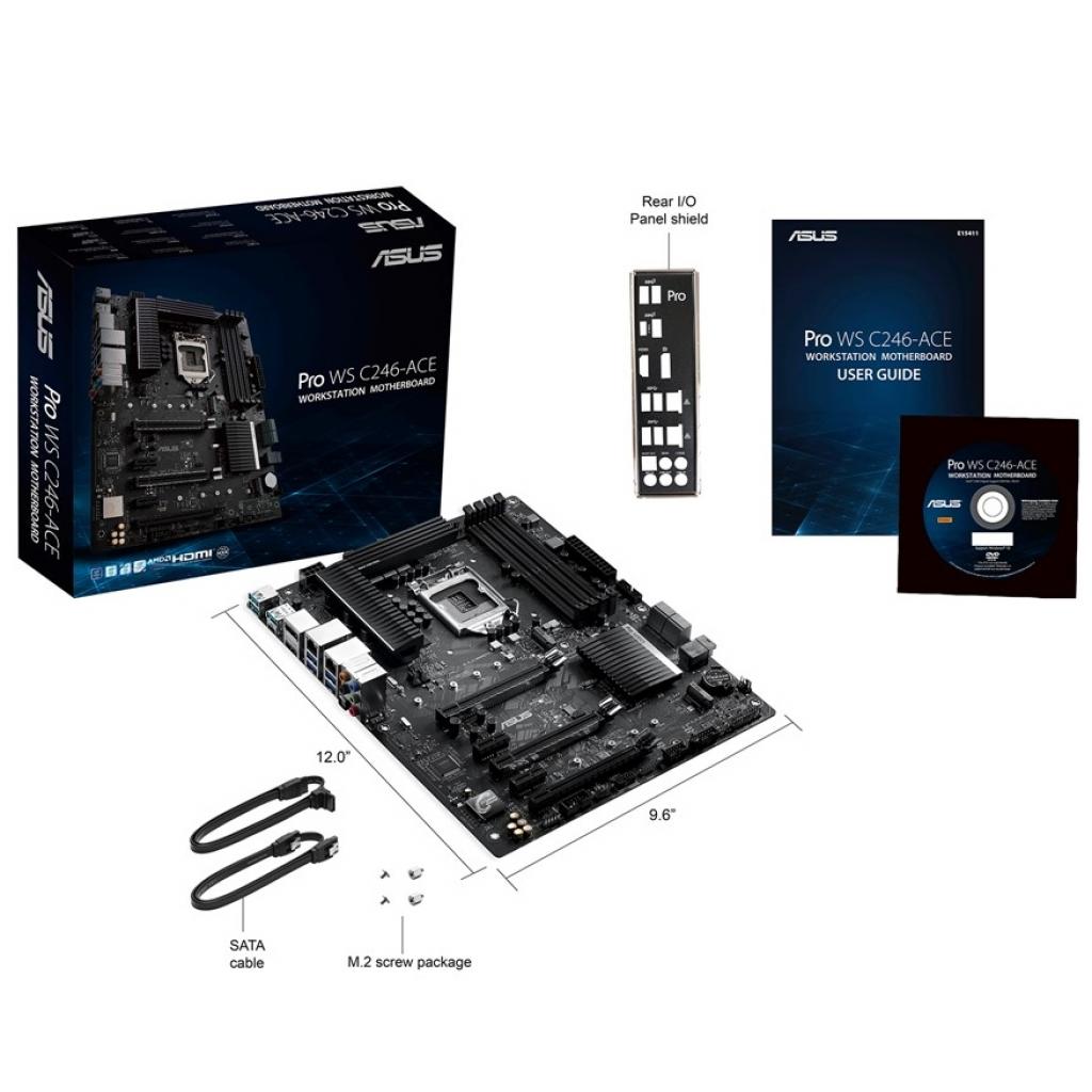 Серверна материнська плата ASUS Pro WS C246-ACE (PRO_WS_C246-ACE) - зображення 6