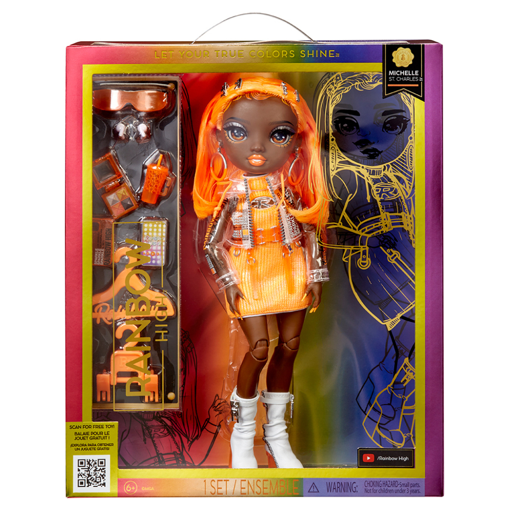 Лялька Rainbow High S23 – Мішель Ст. Чарльз (583127) - зображення 6