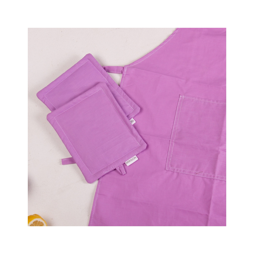 Фартух MirSon Набір 16-3310 Bernarda бязь дві прихватки + дві рукавички-прихватки + фартух (2200006752813) - зображення 4