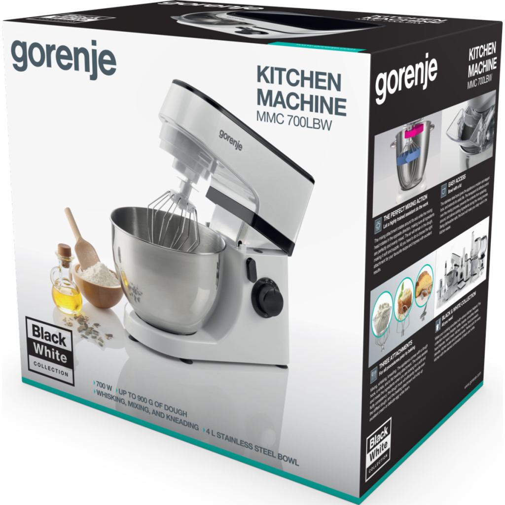 Кухонний комбайн Gorenje MMC700LBW - зображення 3