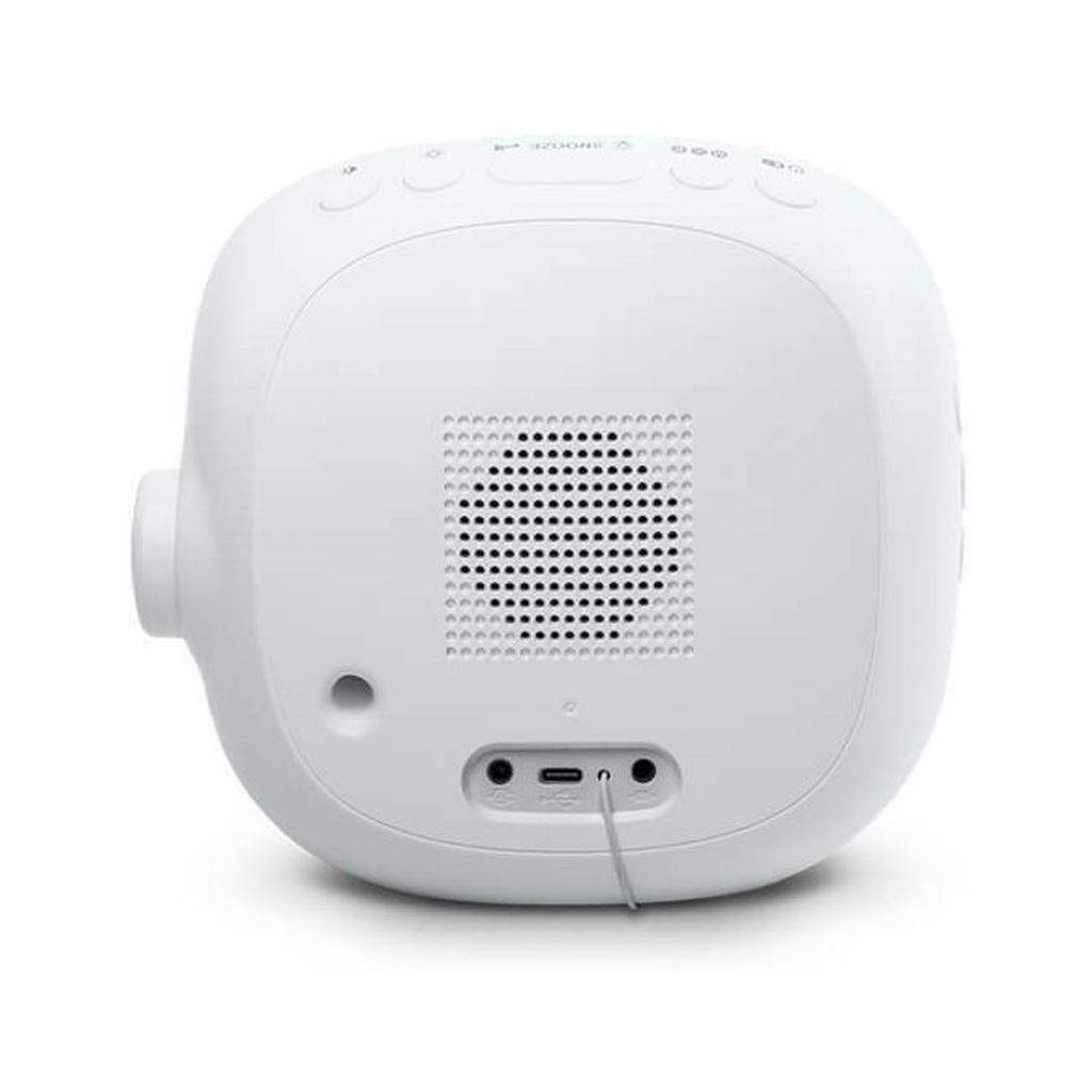 Настільний годинник Muse Радіо-годинник з USB білий (ML-198 CR) - зображення 3