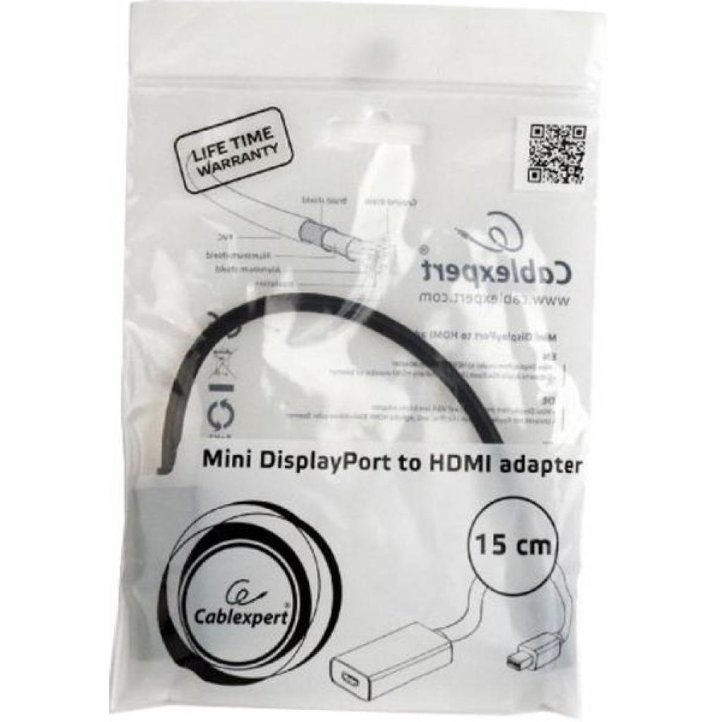 Перехідник Mini DisplayPort to HDMI Cablexpert (A-mDPM-HDMIF-02) - зображення 2