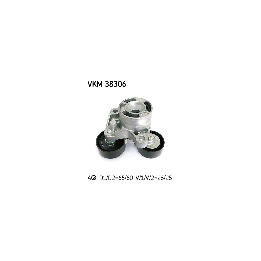Ролик натягувача ременя SKF VKM 38306 - зображення 2