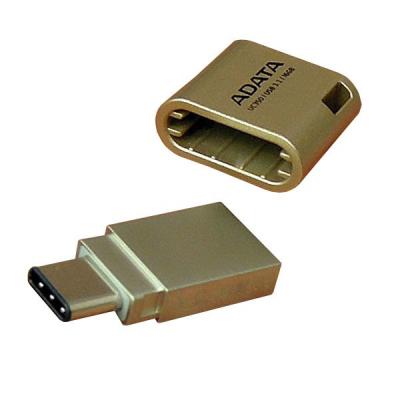USB флеш накопичувач ADATA 16GB UC350 Gold USB 3.1/Type-C (AUC350-16G-CGD) - зображення 7