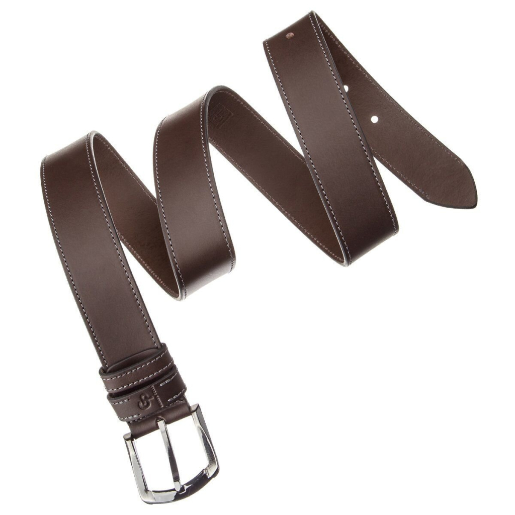 Ремінь Grande Pelle Джинсовий Коричневий (11158) - зображення 11