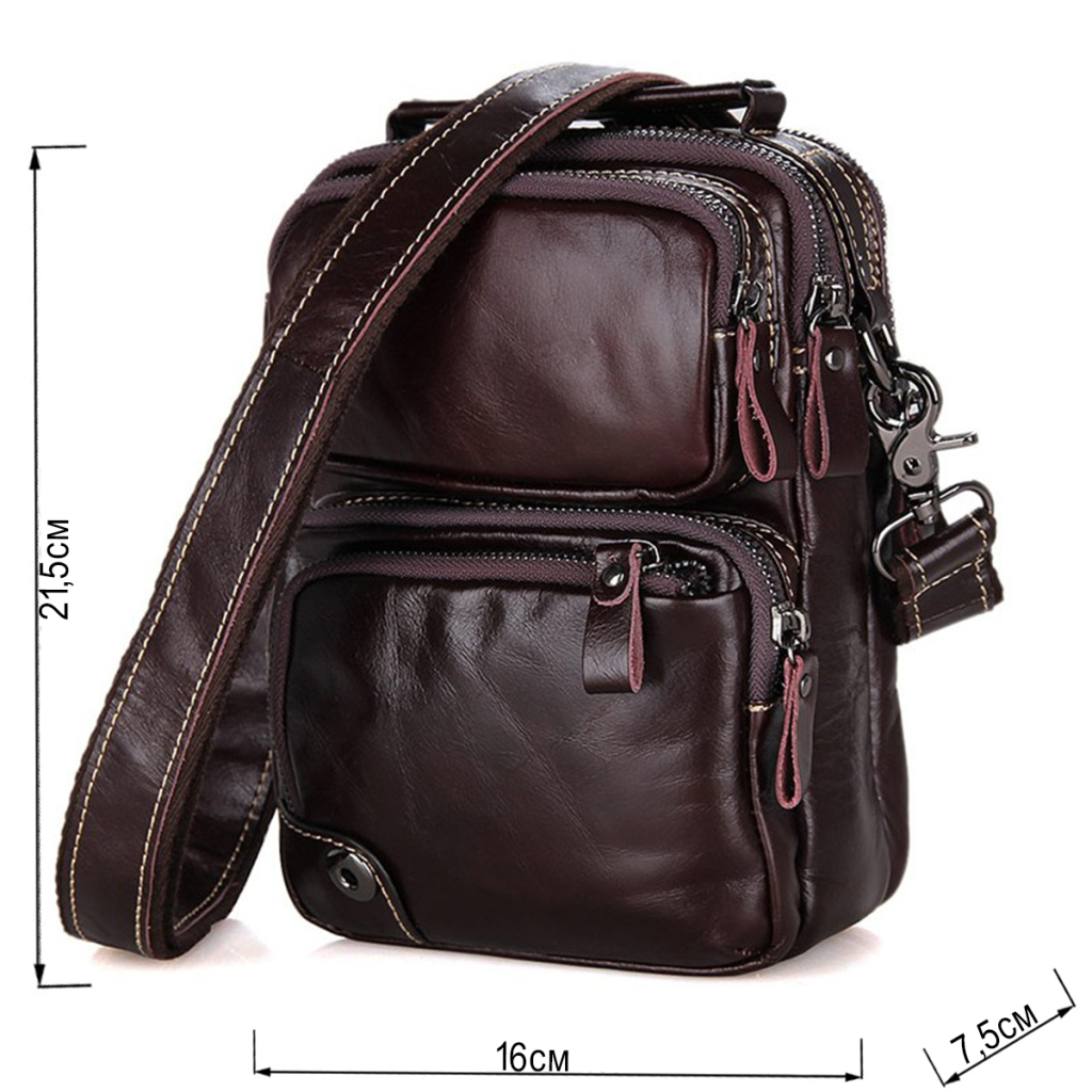 Сумка Vintage Коричнева (14435) - зображення 3