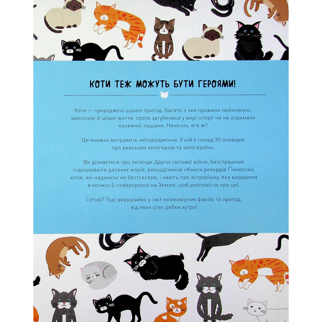 Книга Коти-відчайдухи. Зухвалі байки про хоробрих хвостатих - Кімберлі Гамільтон Жорж (9786177853922) - зображення 8