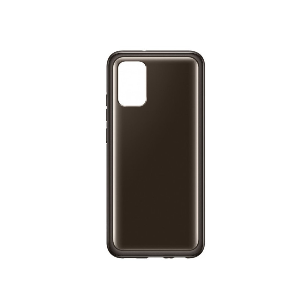 Чохол до мобільного телефона Samsung Soft Clear Cover Galaxy A02s (A025) Black (EF-QA025TBEGRU) - зображення 1