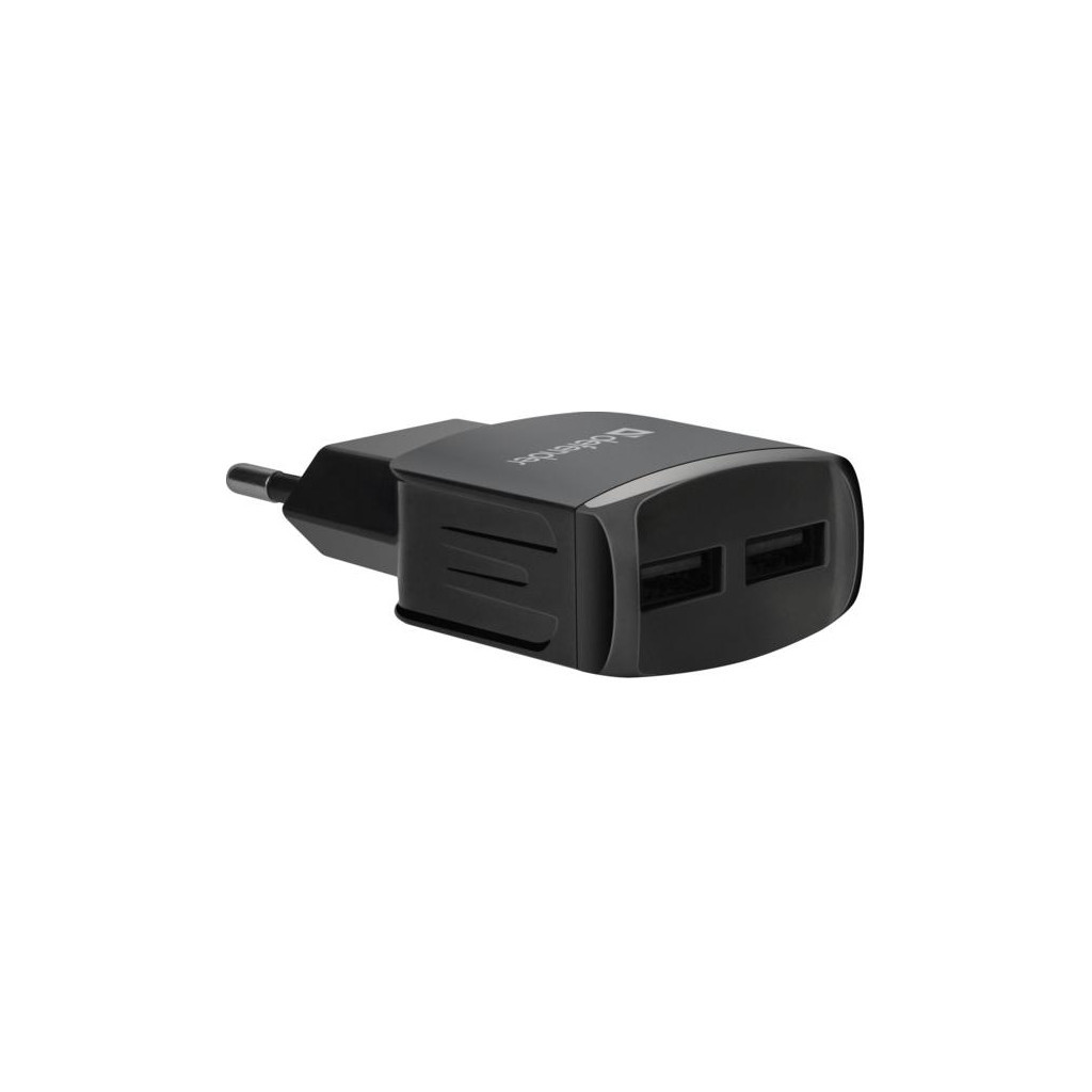 Зарядний пристрій Defender UPС-21 2xUSB,5V/2.1А кабель microUSB (83581) - зображення 3