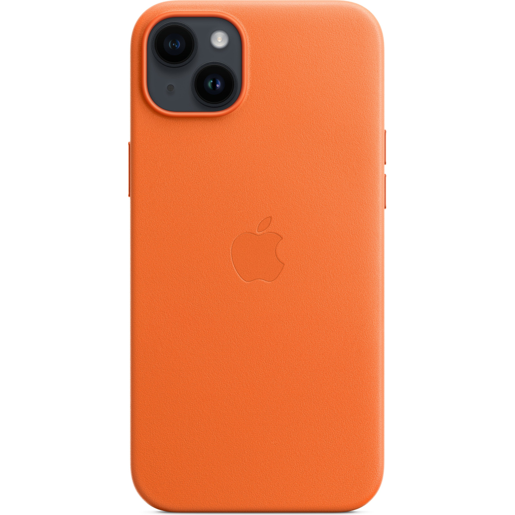 Чохол до мобільного телефона Apple iPhone 14 Plus Leather Case with MagSafe - Orange,Model A2907 (MPPF3ZE/A) - зображення 4