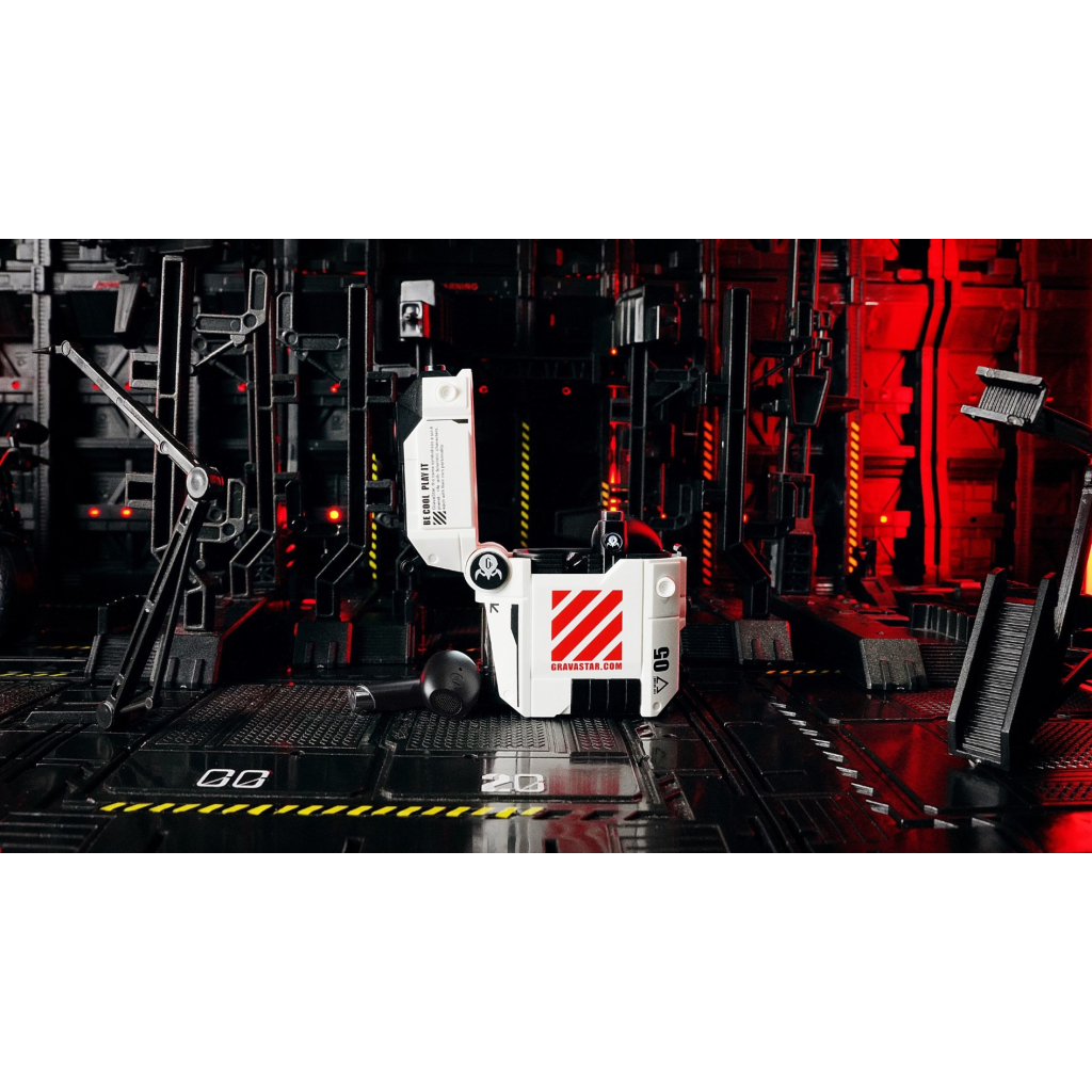 Навушники GravaStar Sirius P5 TWS BT 5.2 IPX4 Defense Mecha (GRAVASTARP5_MECHA_WHT_V2) - зображення 7