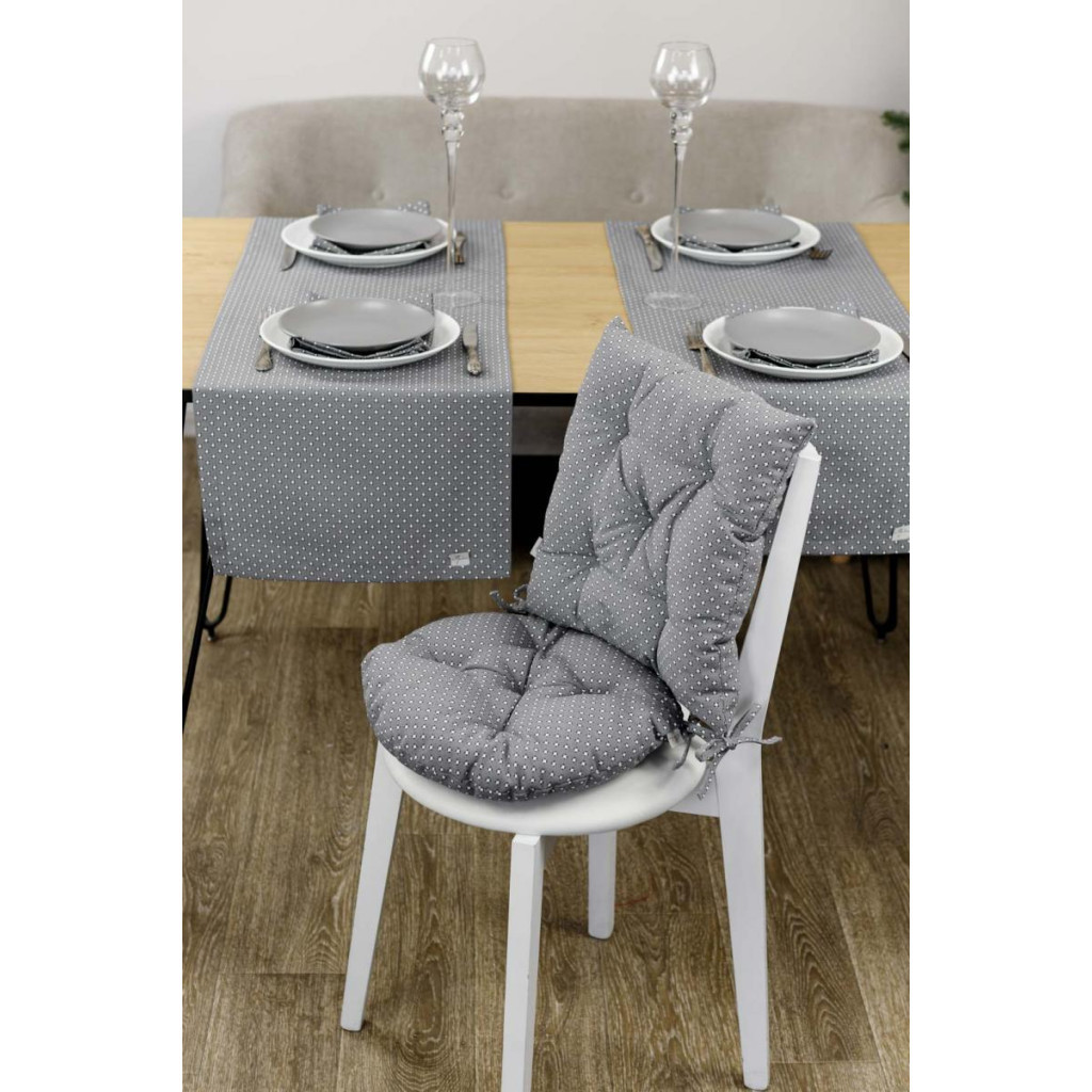 Подушка на стілець Прованс Merry Christmas сіра D-40 (031488) - зображення 5