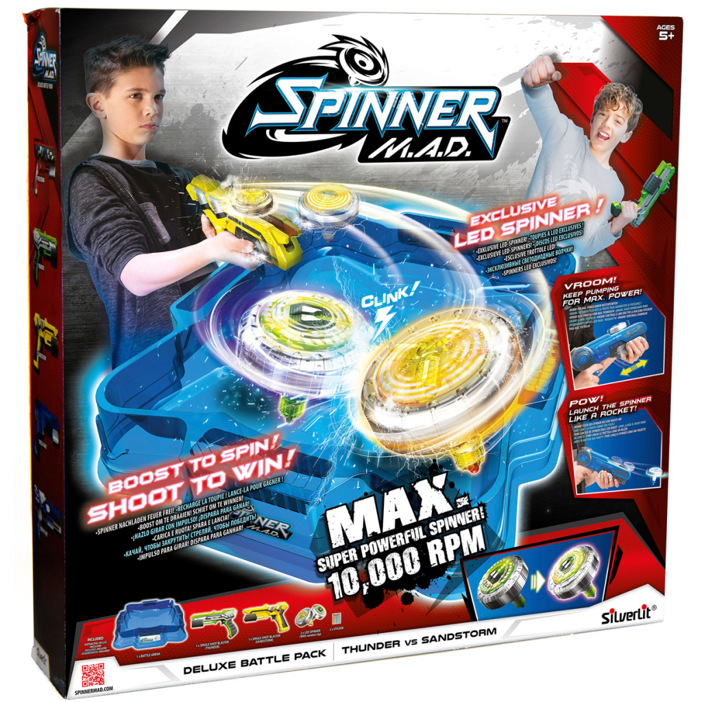 Набір іграшкової зброї Spinner M.A.D. Блискавка і Піщана буря (86331) - зображення 8
