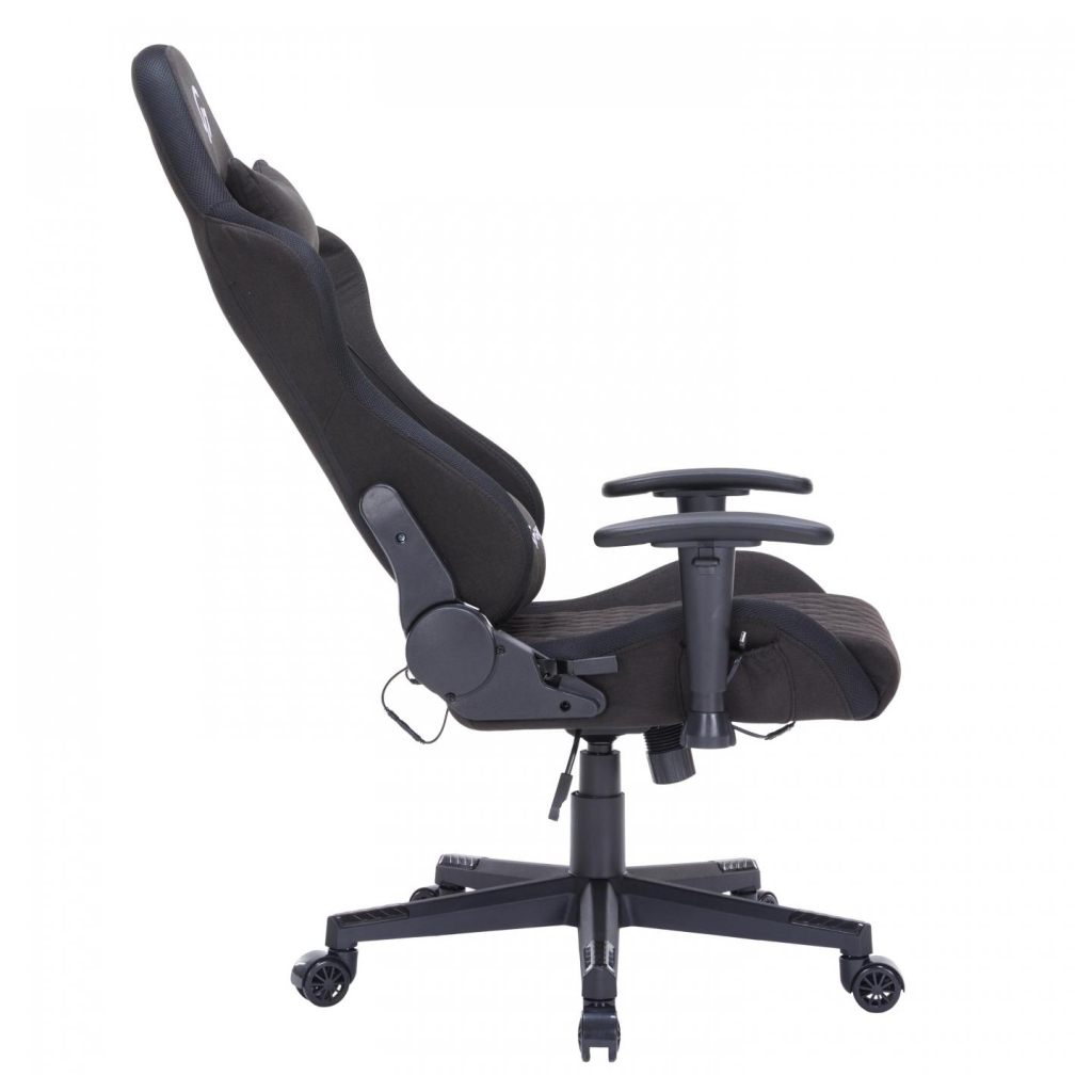 Крісло ігрове GamePro GC700FB Fabric Size L RGB Black (GC700FB RGB) - зображення 9