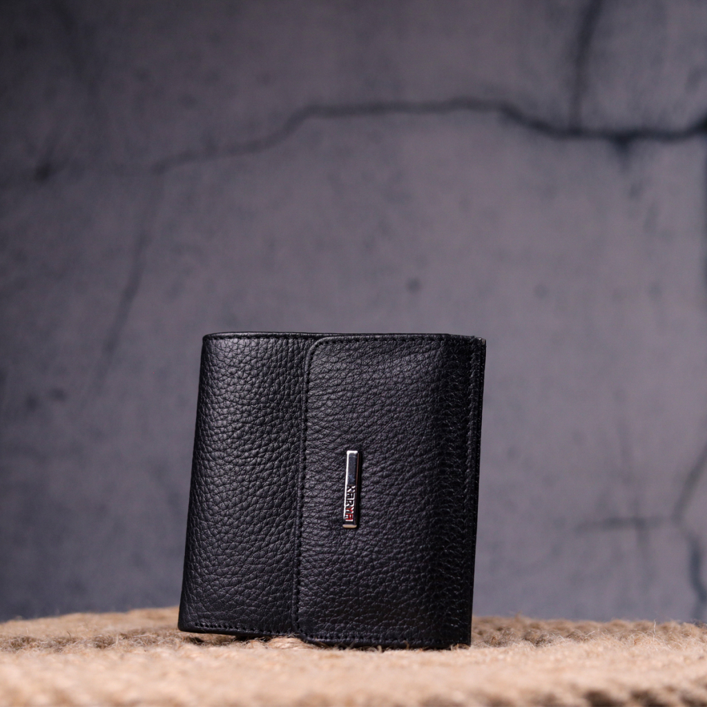 Портмоне Karya З натуральної шкіри Чорне (21315) - зображення 9