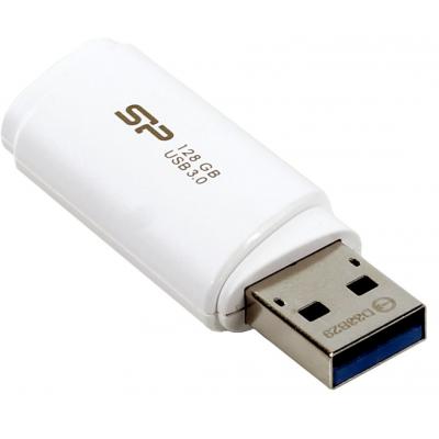 USB флеш накопичувач Silicon Power 128GB Blaze B06 White USB 3.0 (SP128GBUF3B06V1W) - зображення 4