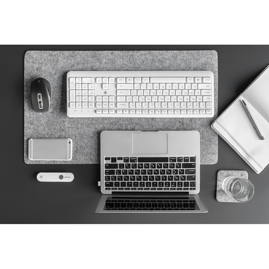 Клавіатура 2E KS220 Wireless White (2E-KS220WW) - зображення 2