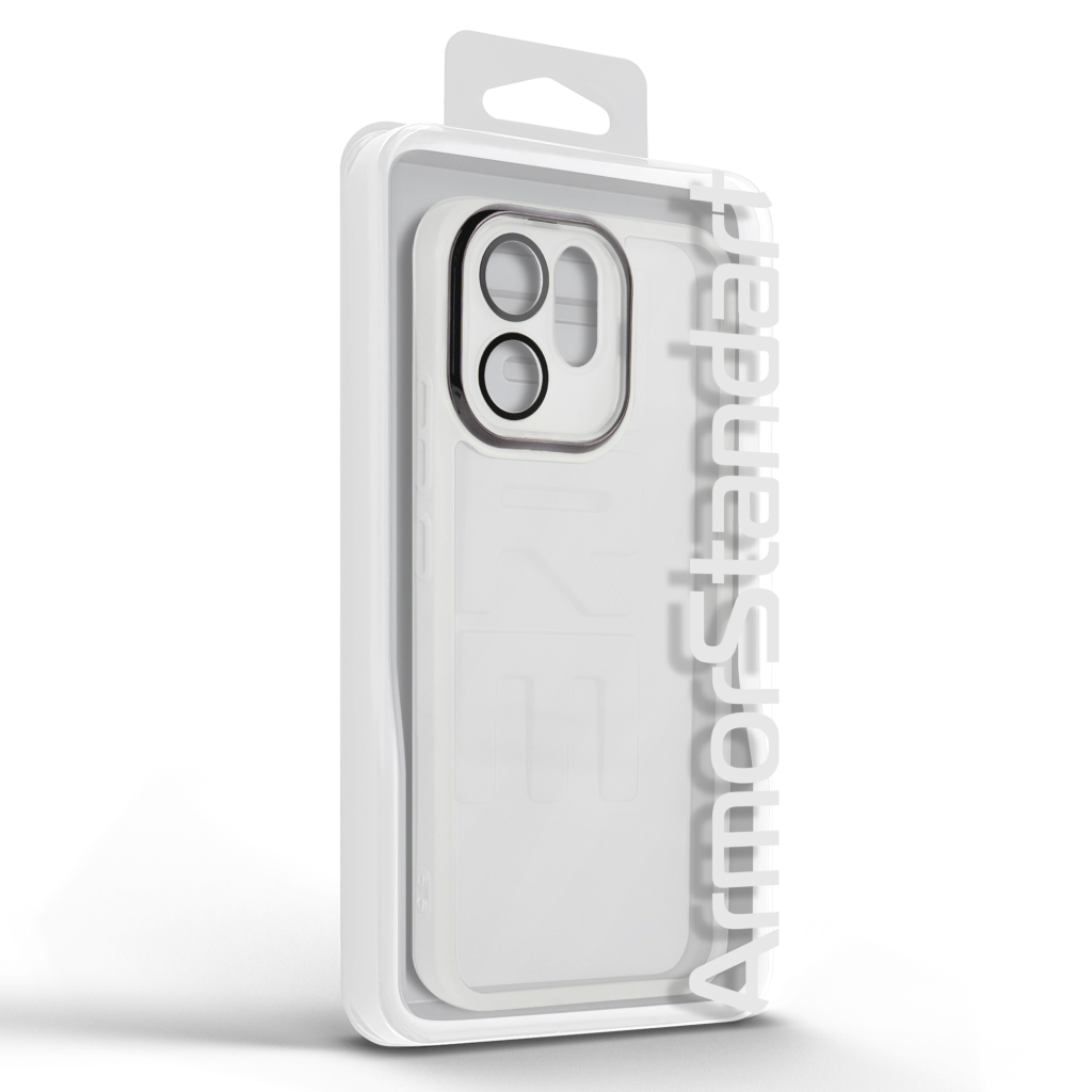 Чохол до мобільного телефона Armorstandart Shade OPPO Reno15 F 5G / Reno15 FS 5G White (ARM90419) - зображення 3