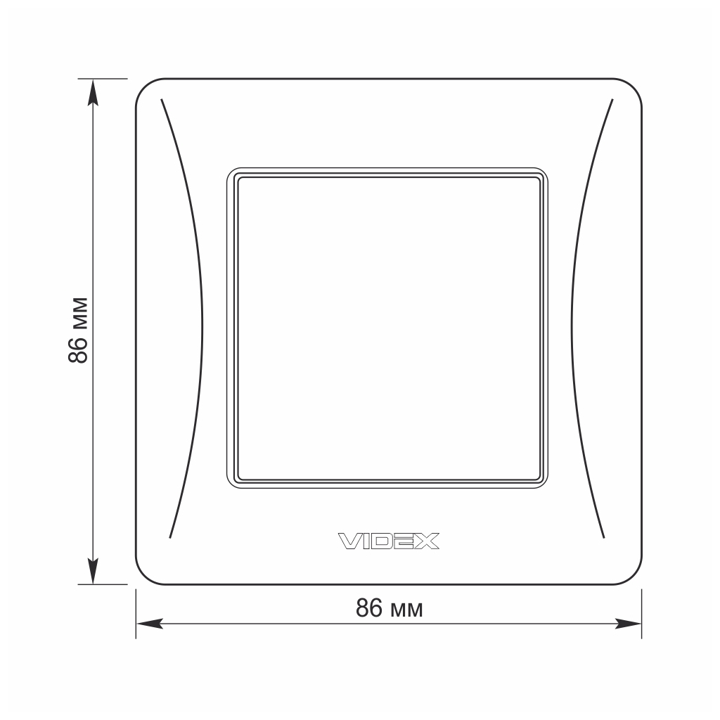 Вимикач Videx BINERA 1кл кремовий (VF-BNSW1-CR) - зображення 5