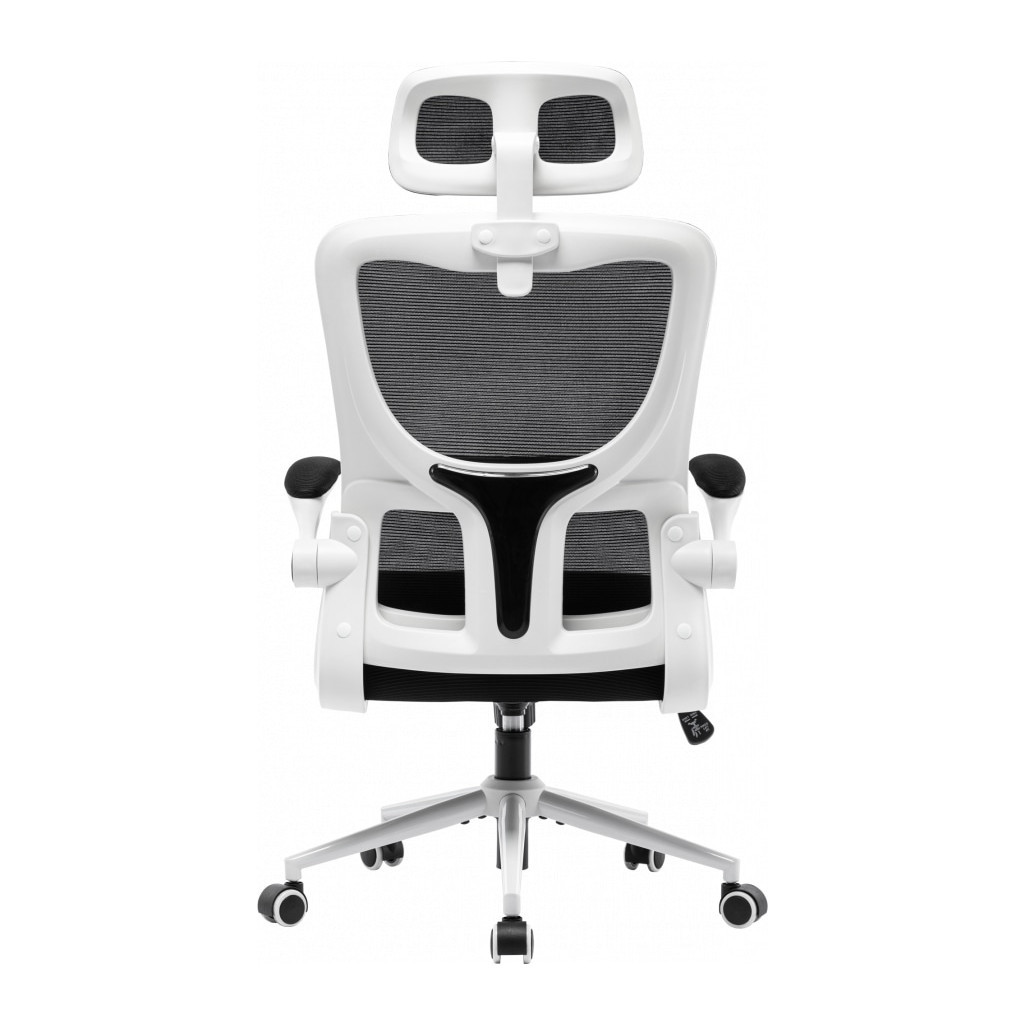 Офісне крісло GT Racer X-5728 White/Black - зображення 5