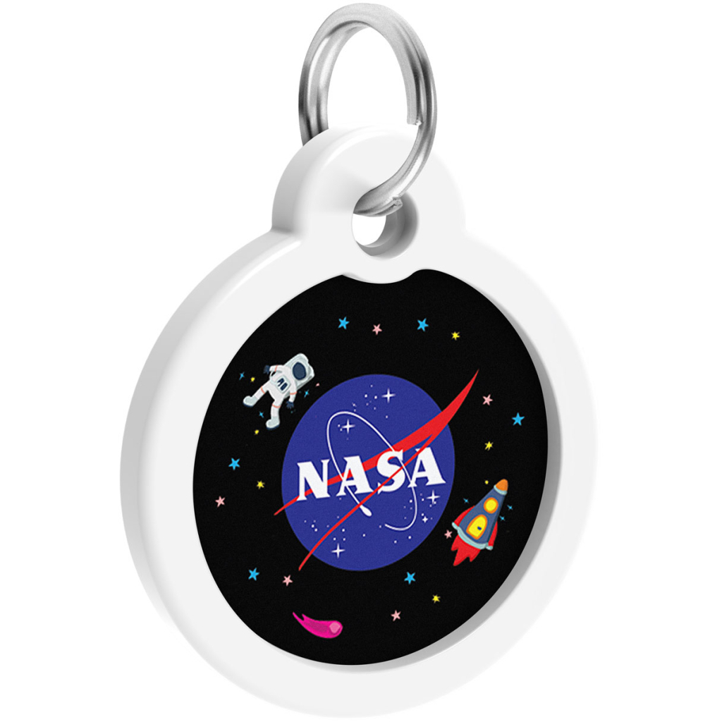 Адресник для тварин WAUDOG Smart ID з QR-паспортом "NASA", коло 30 мм (230-0147) - изображение 4
