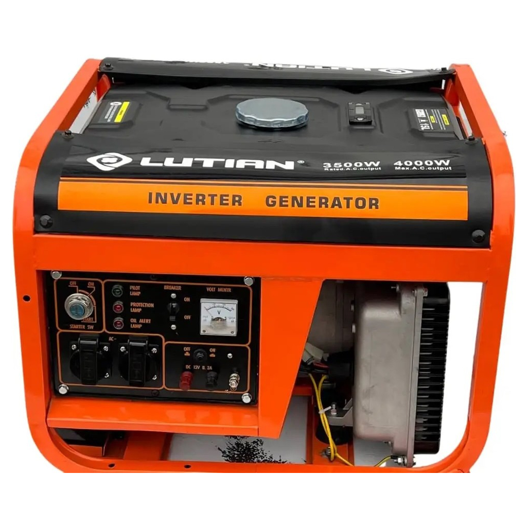 Генератор LUTIAN инверторный LT4500E, 3.5kW, 220V, 50Hz, обьем 15л, електостарт (LT4500EI) - зображення 3