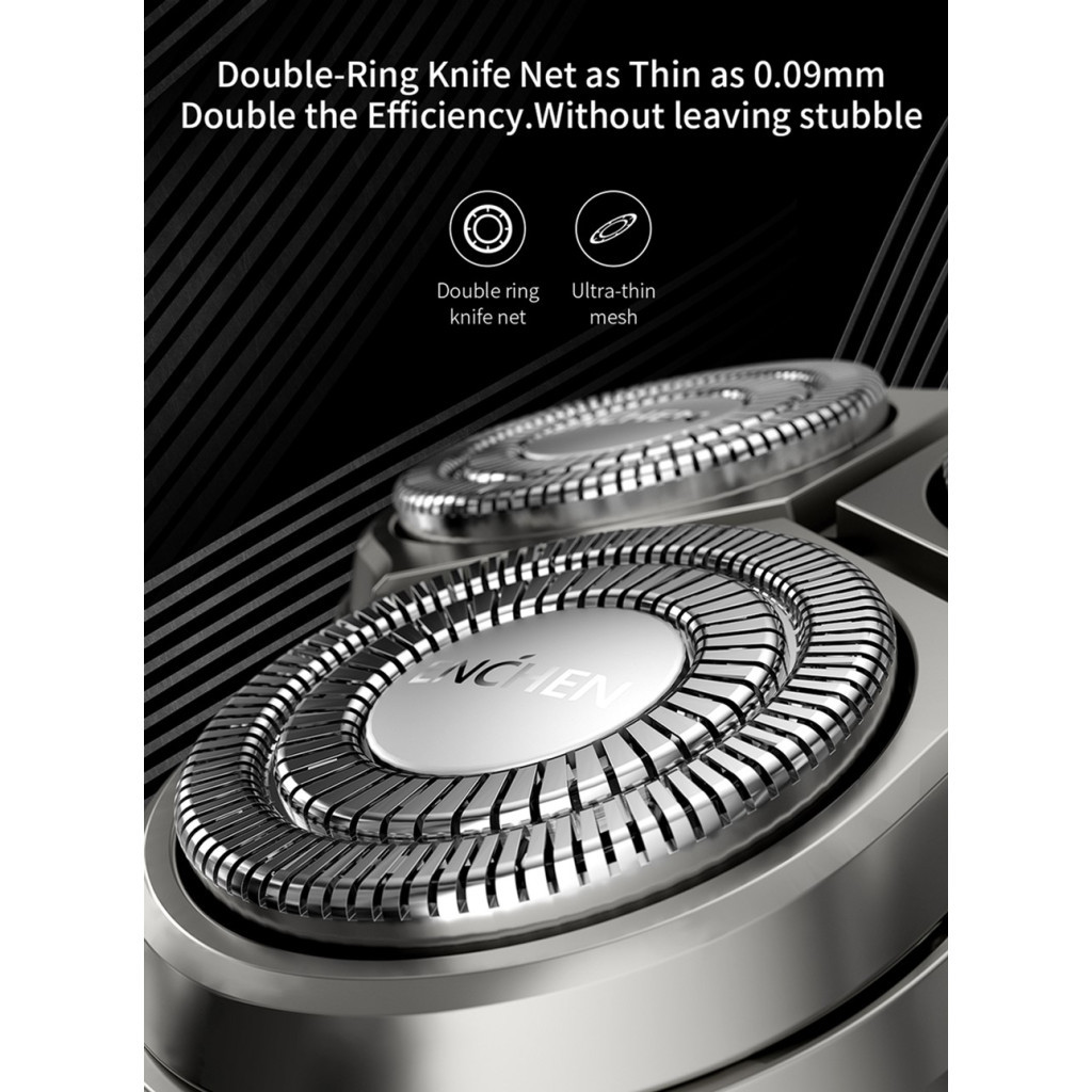 Електробритва Xiaomi Enchen Steel 3S Black/Gold - зображення 7